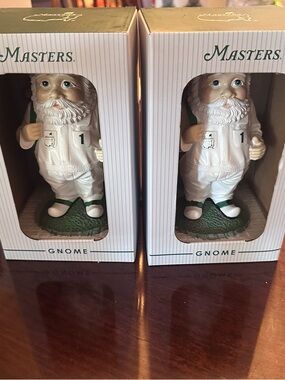 Masters White and Green Golf Gnome